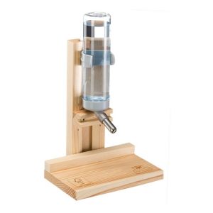 Ferplast drveni držač za bocu od vode za pice za male životinje 15.2×11.4×20 cm