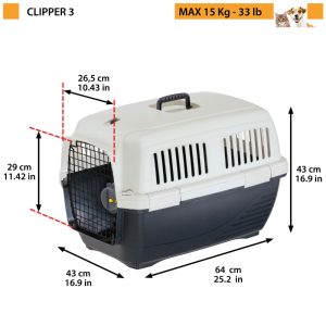 Ferplast Clipper 3 transporter za pse 64x43x43 cm