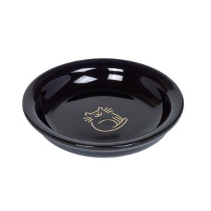 Nobby Golden Cat keramička posuda za mace 14×2 cm 100 ml crna