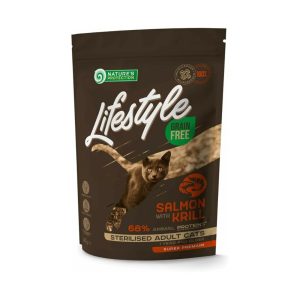 Nature's Protection Lifestyle Sterilised Losos i Račići hrana za sterilisane mačke 400 gr