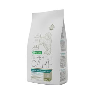 Nature's Protection Superior Care Sensitive&Skin Stomach Jagnjetina hrana za bijele pse 10 kg
