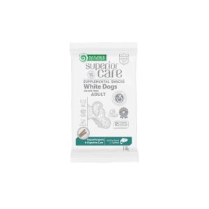 Nature's Protection Hypoallergenic&Digestive Care Losos poslastice za bijele pse 110 gr
