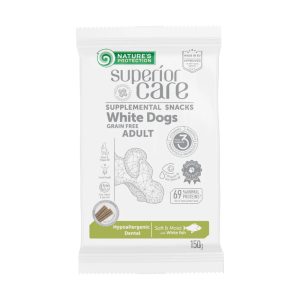 Nature's Protection Hypoallergenic Dental Bijela Riba poslastice za bijele pse 150 gr