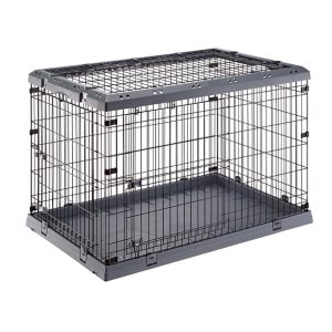 Ferplast Dog-Inn žičani sklopivi kavez za pse 120 123.8×76.2×81.2 cm