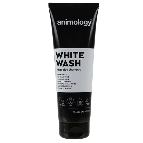 ANIMOLOGY White Wash, šampon za pse, za bijelu dlaku, 250 ml 1 ANIMOLOGY White Wash, šampon za pse, za bijelu dlaku, 250 ml