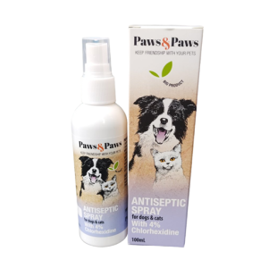 Paws&Paws Antiseptic, sprej za njegu oštećene kože, za pse i mačke, 100ml