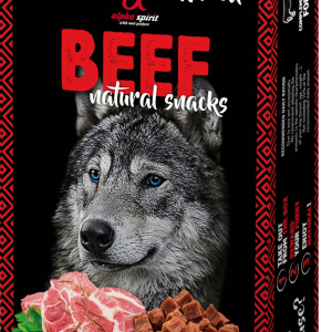Alpha Spirit, poslastice za pse, govedina, 80g